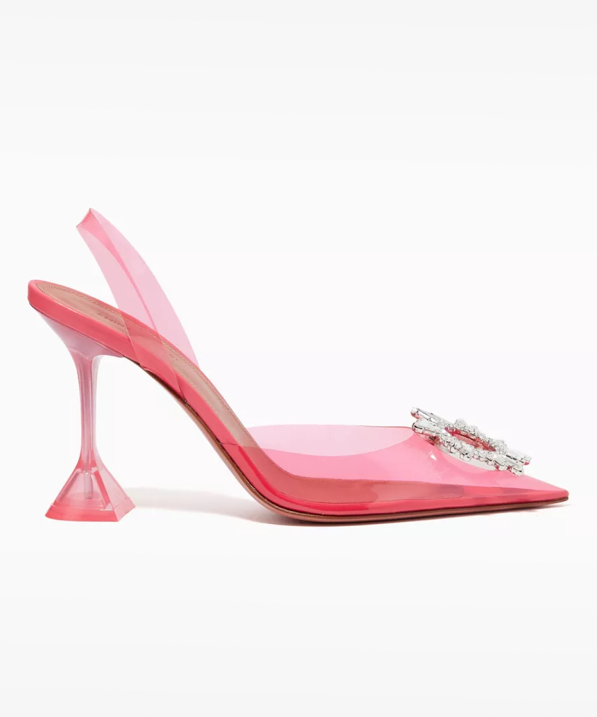 Amina Muaddi Begum Glass Slingback