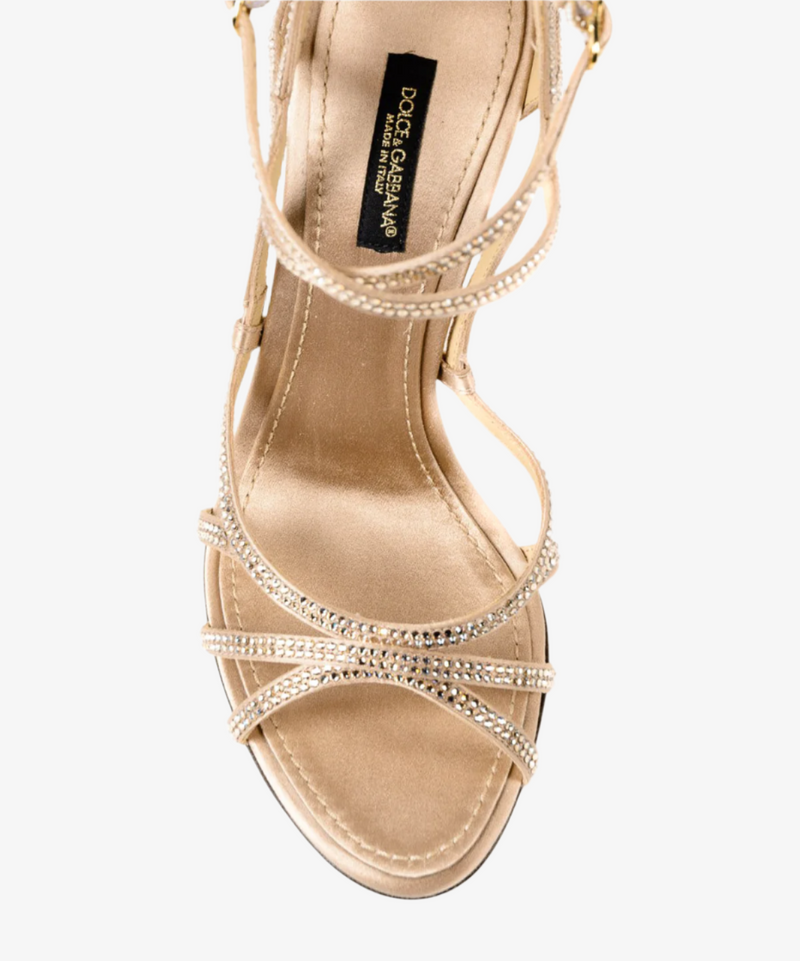 Dolce & Gabbana Rhinestone Embellished Sandals