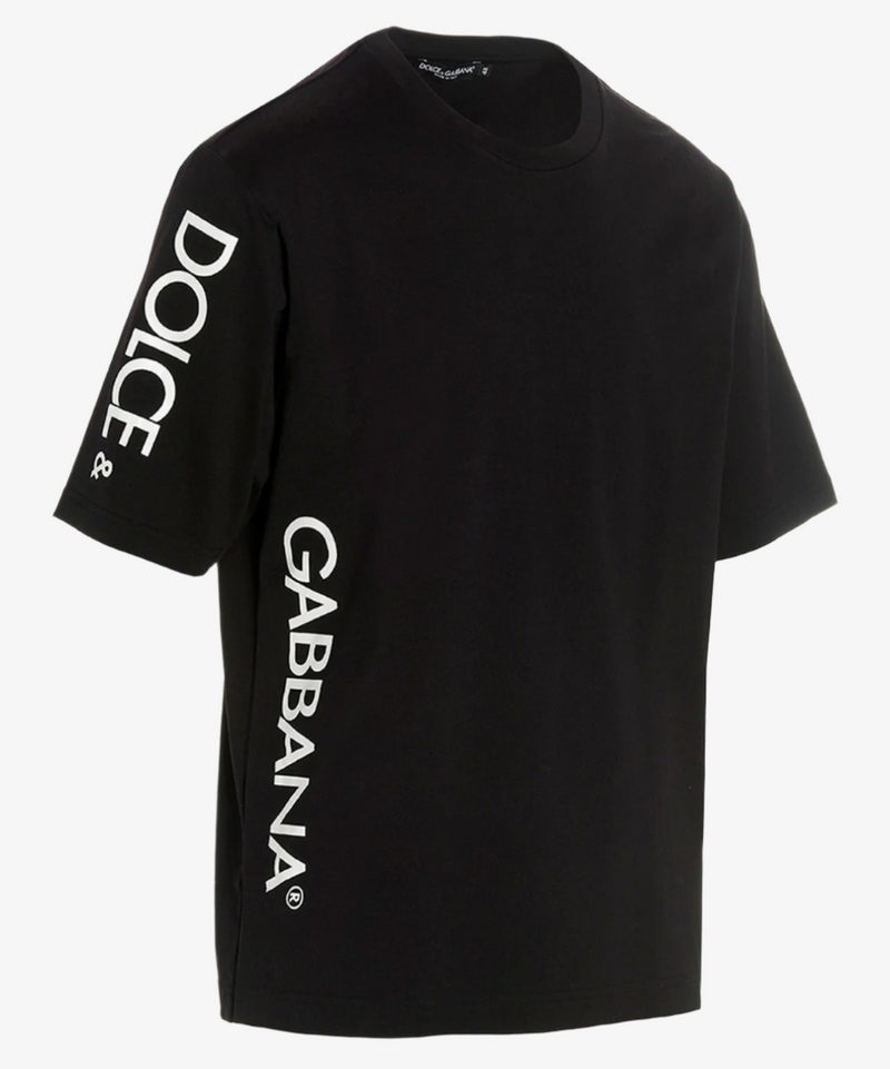 Dolce & Gabbana Side Print Logo T-Shirt