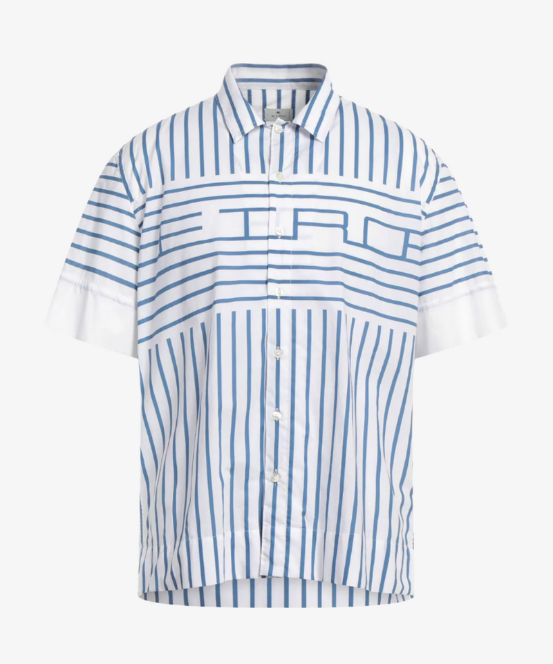 Etro Striped SS Logo Shirt