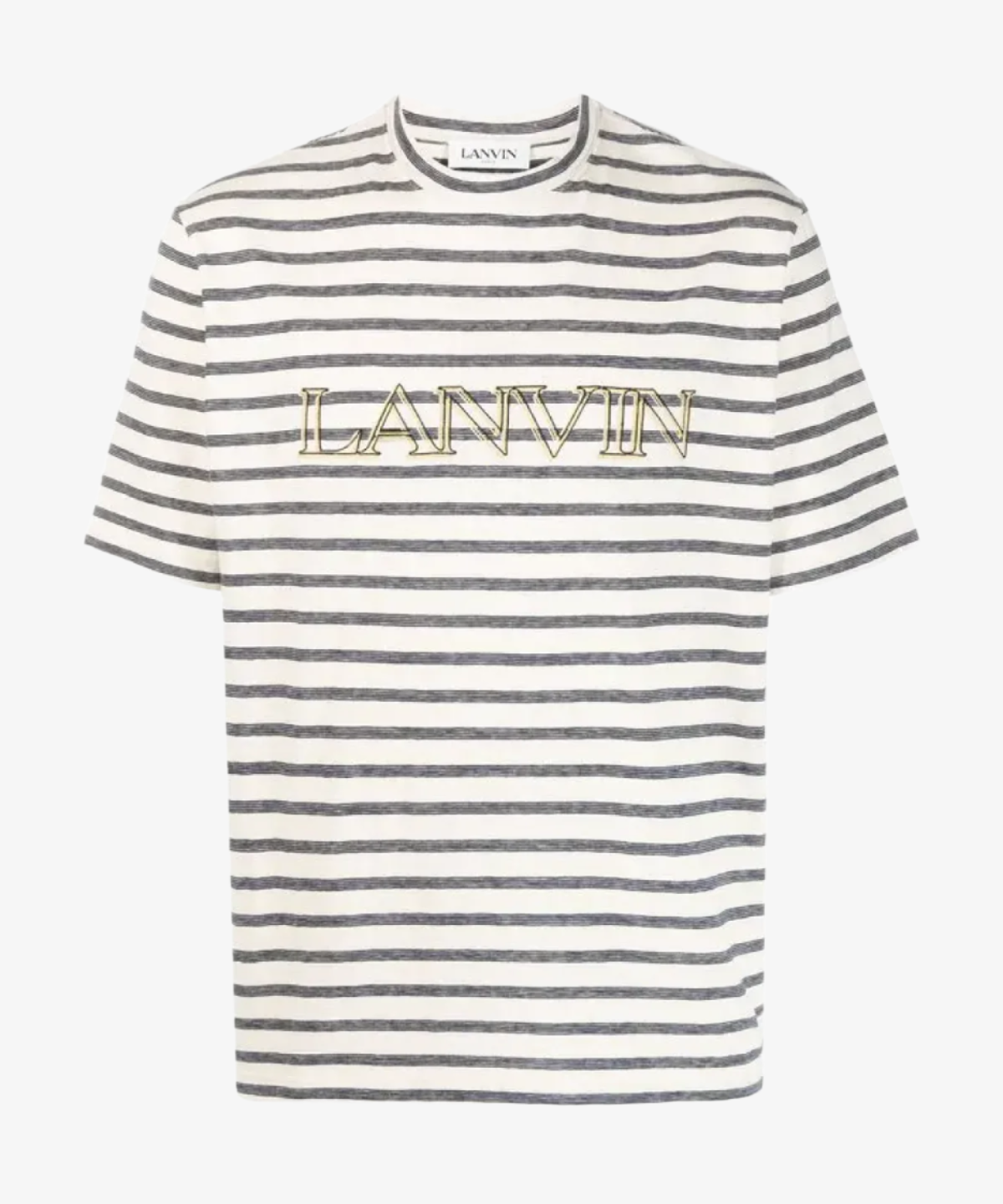 Lanvin Striped Logo T-Shirt