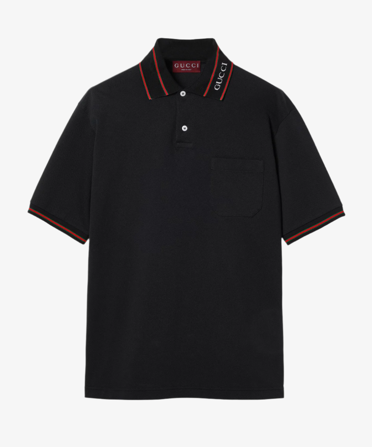 Gucci Piquet Web Polo