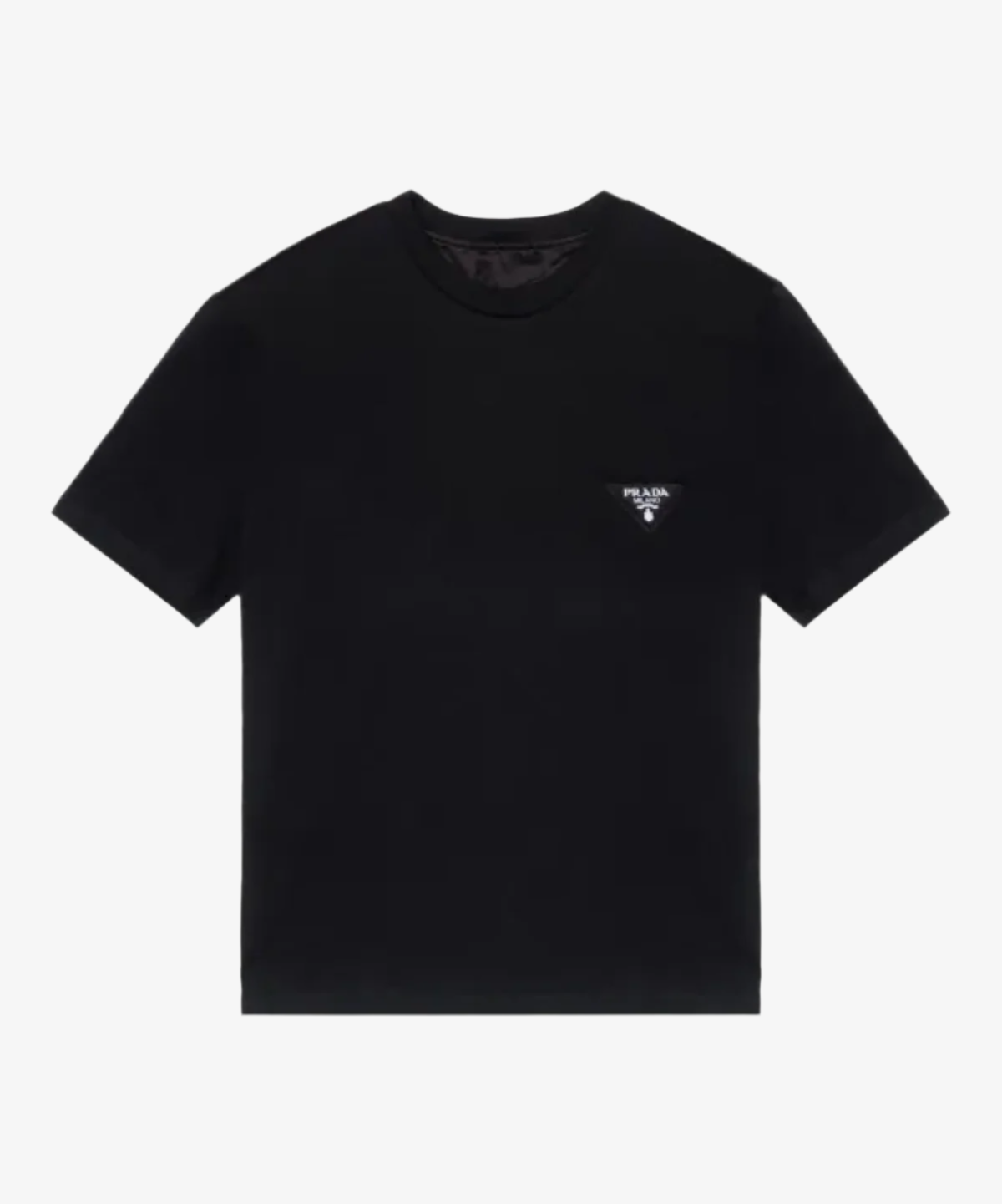 Prada Triangle Logo Boxy T-Shirt