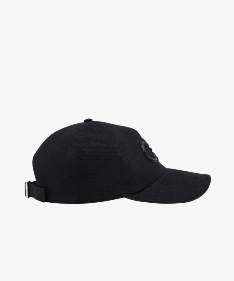 Ferragamo Leather Logo Hat