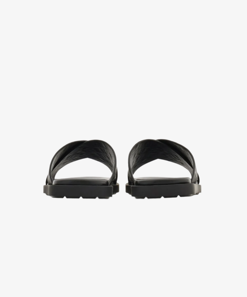 Ferragamo Double Strap Gancini Slide