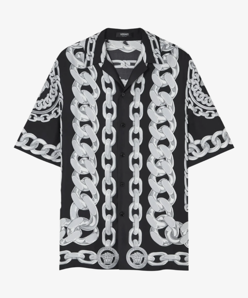 Versace Chains SS Silk Shirt