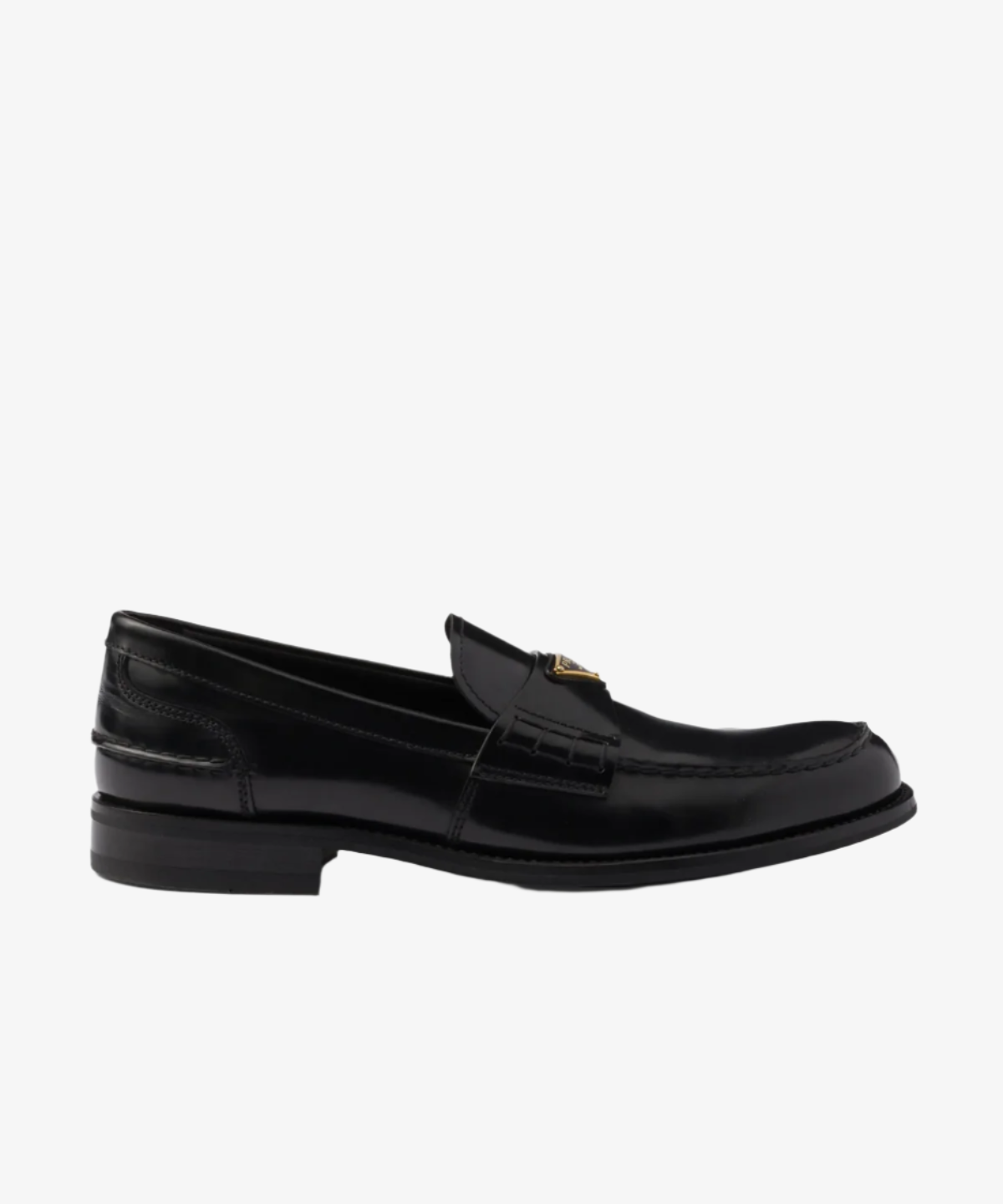 Prada Brushed Leather Loafers