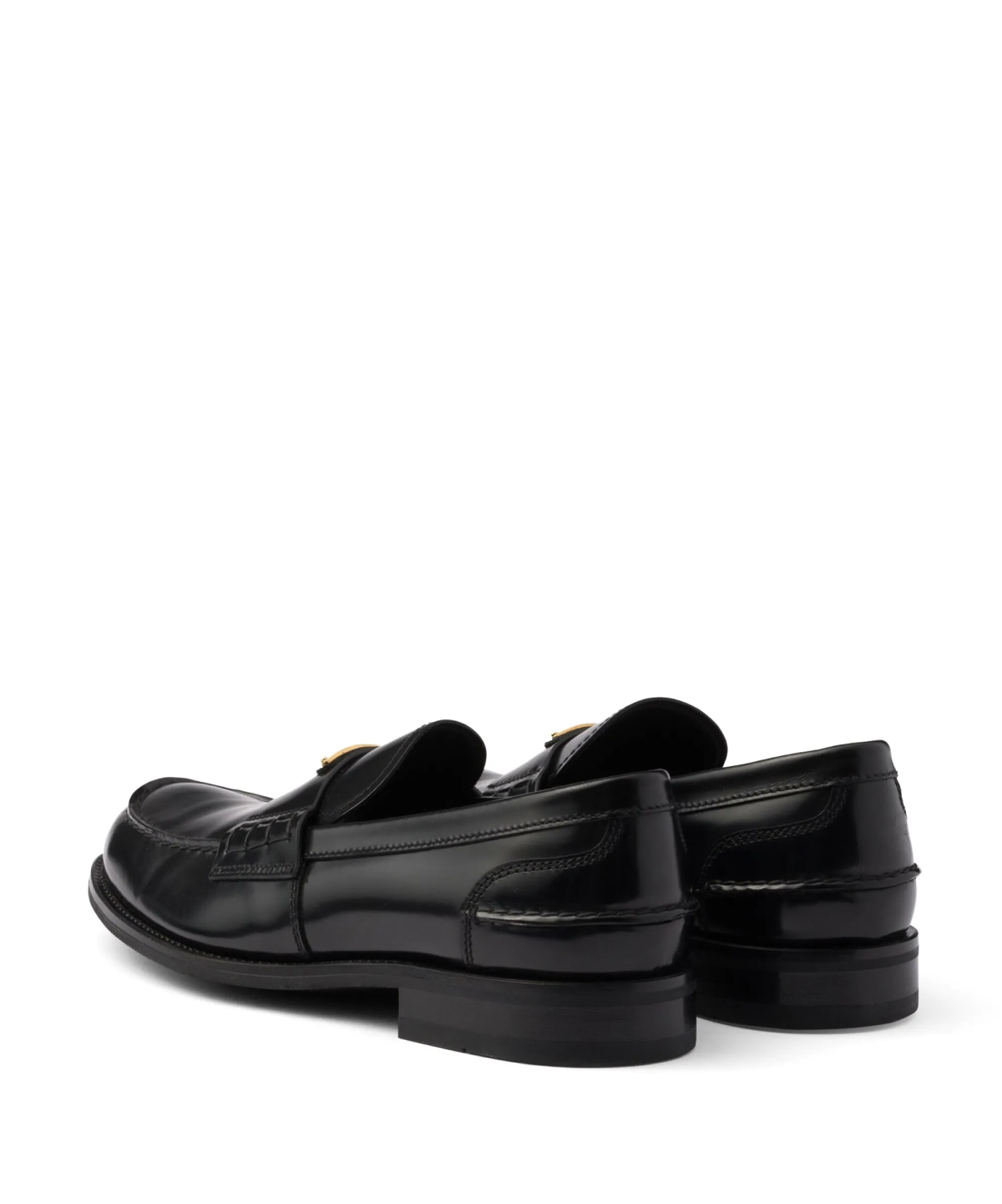 Prada Brushed Leather Loafers