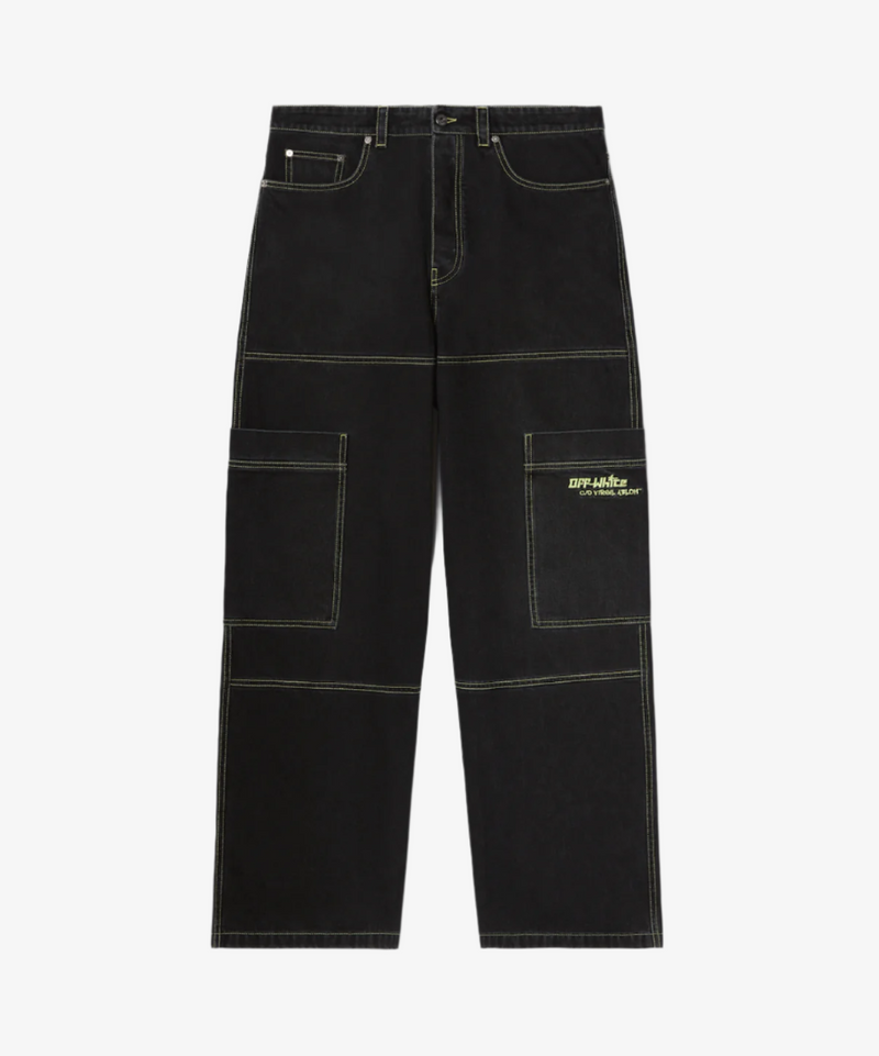 Off-White Irregular Cargo Denim