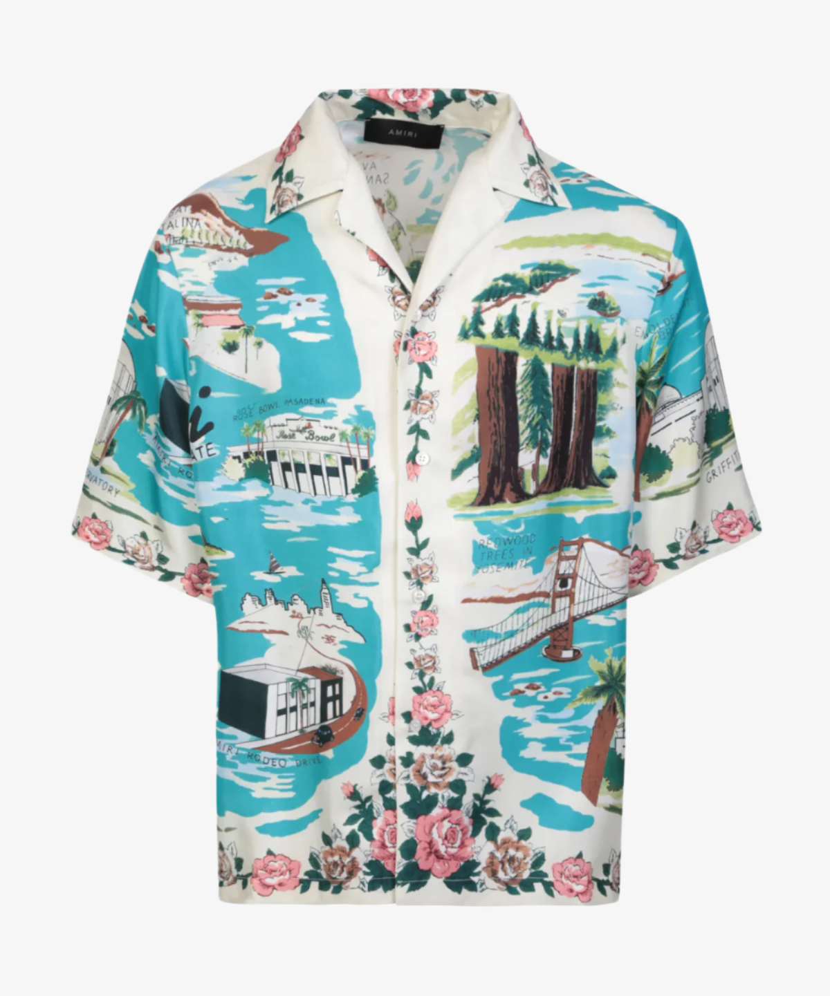 Amiri Hawaiian Silk SS Shirt