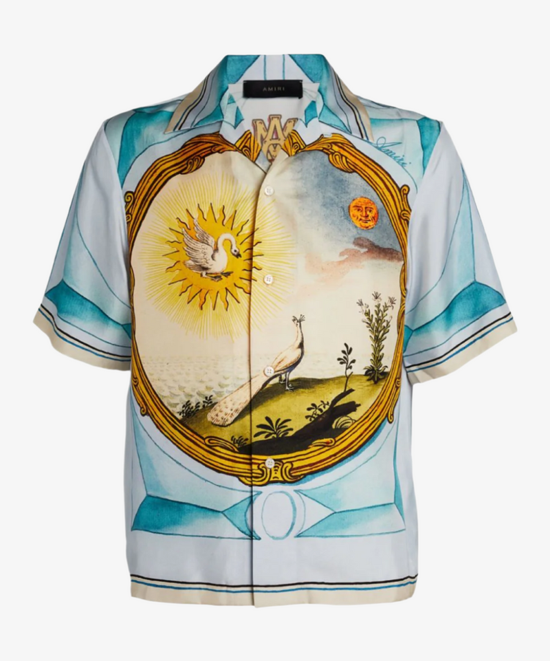 Amiri Landscape Silk SS Shirt