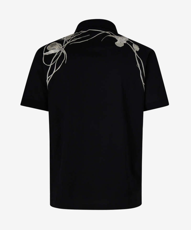 Alexander Mcqueen Pressed Flower Harness Polo